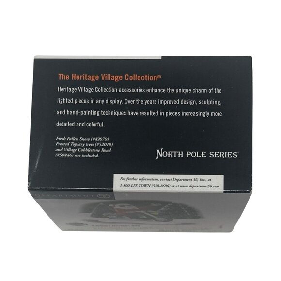 Department 56 North Pole Series "A Happy Harley Day" - Vintage - 1999 - Picture 10 of 10